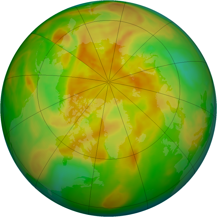 Arctic ozone map for 15 May 2014